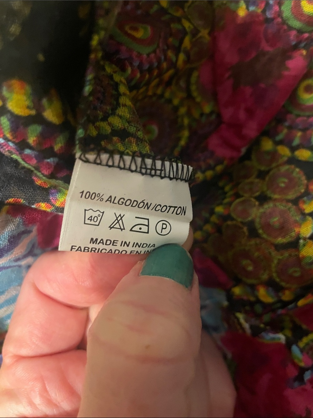 NWT Junglee Billee Vibrant Multicolor Floral Boho Dress - Picture 7 of 7